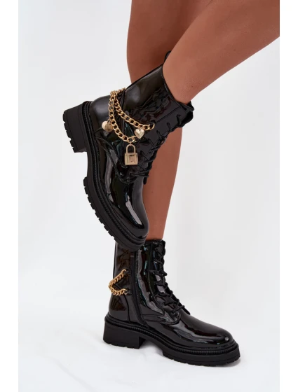 Šnurovanie vyšší model 216849 Krok vo veľkom štýle