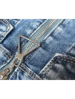 Světle modré džínové šaty s model 18568459 - GOURD JEANS Světle modré džínové šaty s model 18568459 - GOURD JEANS