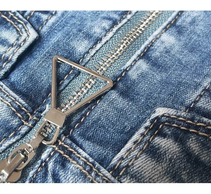 Světle modré džínové šaty s model 18568459 - GOURD JEANS Světle modré džínové šaty s model 18568459 - GOURD JEANS