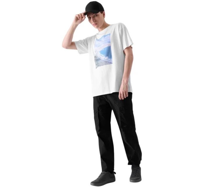 Tričko 4F M2132 M 4FRSS24TTSHM2132 10S pánske Tričko 4F M2132 M 4FRSS24TTSHM2132 10S pánske