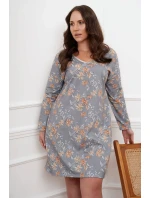 Talianska móda Kasos long farba:print/grey