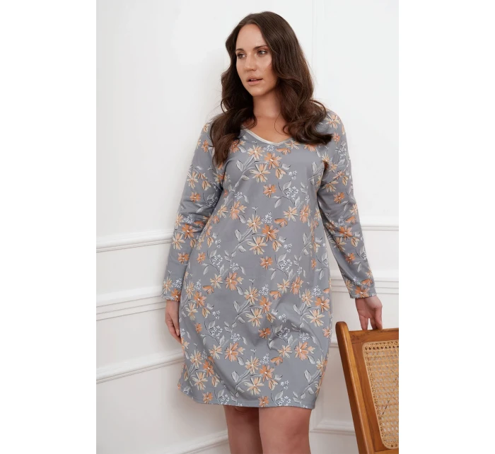 Talianska móda Kasos long farba:print/grey