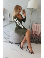 Otrhané khaki šaty Otrhané khaki šaty