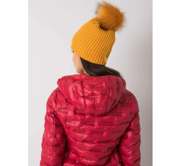 Dámska čiapka JK CZ 24 cap.30 tmavo žltá