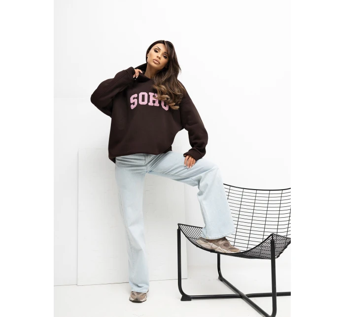 Mikina RV BL A1043.17 tmavohnedá Mikina RV BL A1043.17 tmavohnedá