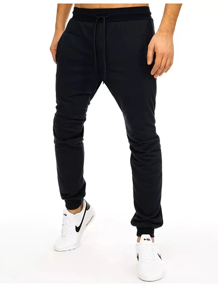 FashionStreet pánské tmavě modré tepláky UX2881