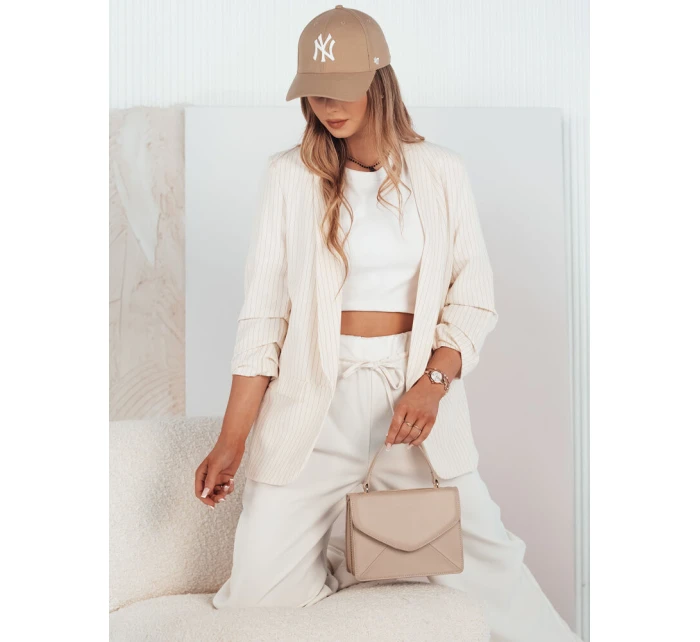 Dámska bunda OPTON ecru FashionStreet PY0094