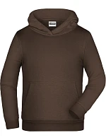 JN Dětská mikina s kapucí 02. brown model 22414029 - Daiber JN Dětská mikina s kapucí 02. brown model 22414029 - Daiber