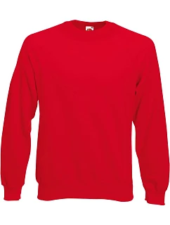 Classic Raglan Sweat mikina red model 22537346 - Fruit of the Loom