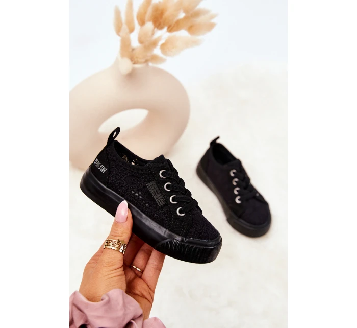 Trampki Ażurowe Big Star JJ374133 Czarne