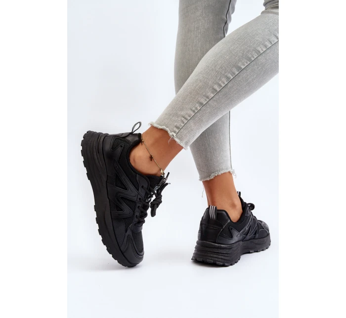 Sneakersy damskie Big Star NN274A085 Czarny Sneakersy damskie Big Star NN274A085 Czarny