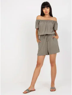 Kombinéza D73781M62266KA khaki farba