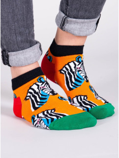 Yoclub Členkové vtipné bavlnené ponožky Vzory Farby SKS-0086U-A600 Viacfarebné