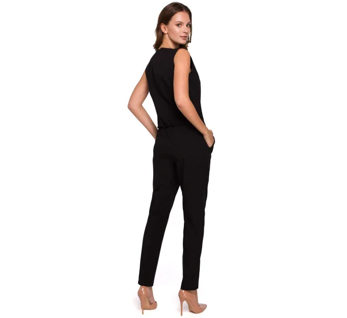 Dámska kombinéza K009 Black - Makover Dámska kombinéza K009 Black - Makover