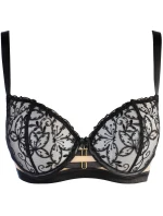 Dámská podprsenka model 21494803 Černá s béžovou - Axami