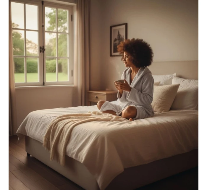 Dámsky župan 42877 Brid grey - HENDERSON