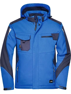 Daiber JN 824 Pracovná zimná softshellová bunda – Strong 02.0824 royal/navy