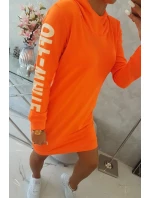 Off White šaty neon orange Off White šaty neon orange