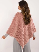 Pončo AT PN 2347.88 tmavoružové