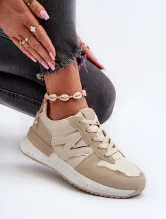 Béžové dámske tenisky z ekokože Kaimans