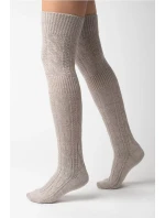 Dámské vlněné nadkolenky 089 světle béžová - Steven Dámské vlněné nadkolenky 089 světle béžová - Steven