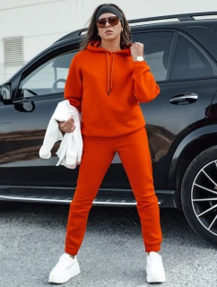 KSENIIA PREMIUM dámska tepláková súprava v oranžovej farbe FashionStreet AY1095