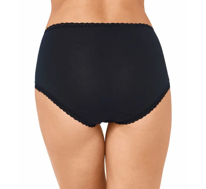 Dámske nohavičky Sloggi 24/7 Cotton Lace Midi čierne Dámske nohavičky Sloggi 24/7 Cotton Lace Midi čierne