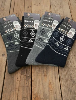 WiK SO&LI ponožky art.001/1 Angora men 39-46