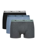 Pánske boxerky z organickej bavlny 3ks DIM GOTS COTTON STRETCH BOXER 3x - DIM - sivé