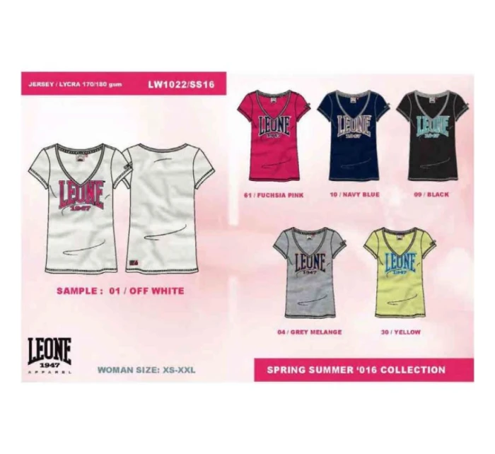 dámské tričko bílé model 21348629 - LEONE