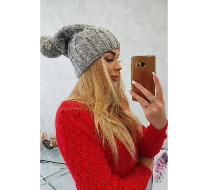 Milano fleecová čepice K203 světle šedá