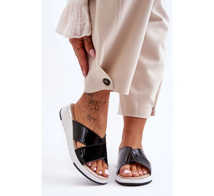 Lakované nízké  Černé model 21625790 - S.Barski