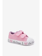 Dívčí Tenisky Na Suchý Zip model 21693978 Růžové - Lee Cooper