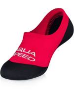 AQUA SPEED Ponožky na plávanie Neo Red/Black Pattern 31