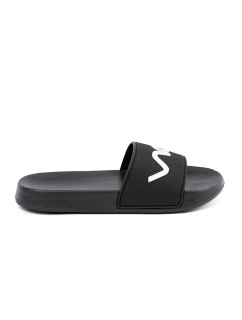 Pohodlné čierne dámske ponožky na plochom podpätku