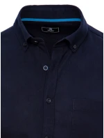 Pánská košile s krátkým rukávem tmavě modrá Dstreet model 21969045 - FashionStreet