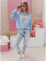 Dámská oversize mikina modrá Dstreet model 21985720 - FashionStreet