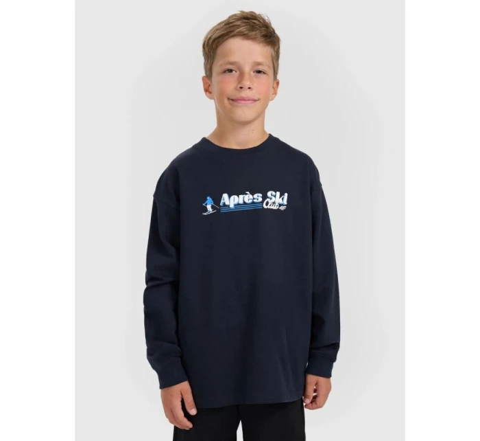 Chlapecké tričko s potiskem a dlouhým rukávem model 21877623 - 4F