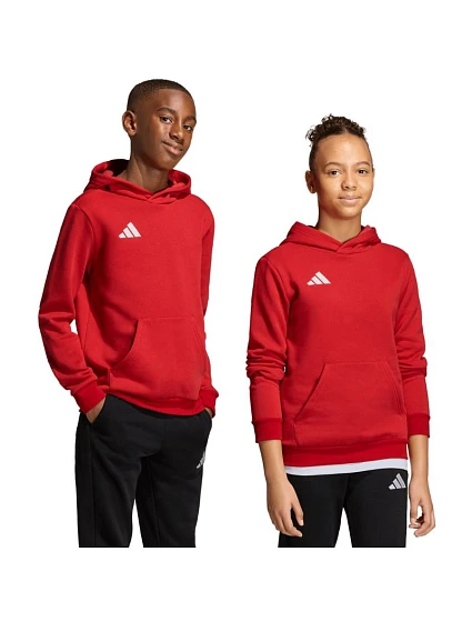 Detská mikina adidas Entrada 26 Hoody červená JZ6568