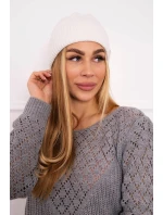 Tenká čepice Oliwia model 18750361 ecru - K-Fashion