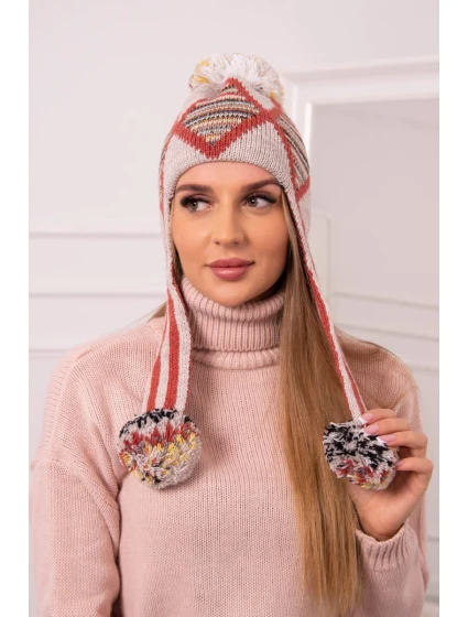 Dámská klapka na uši Eunika model 18751839 - K-Fashion Dámská klapka na uši Eunika model 18751839 - K-Fashion