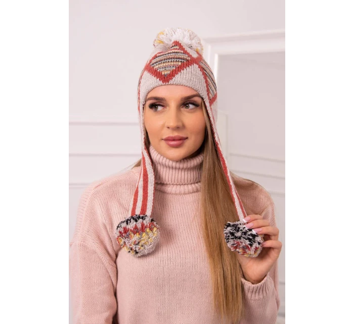 Dámská klapka na uši Eunika model 18751839 - K-Fashion Dámská klapka na uši Eunika model 18751839 - K-Fashion