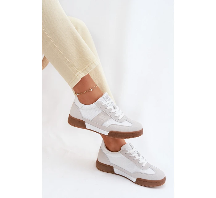 Dámské tenisky Big Star model 22069383 Bílé - Big Star Shoes Dámské tenisky Big Star model 22069383 Bílé - Big Star Shoes