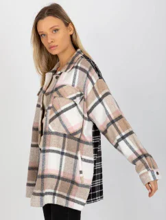 Košile KS černá a béžová model 17814484 - FPrice