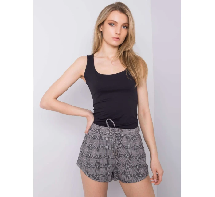 Šortky D17003O61874K šedá čierna