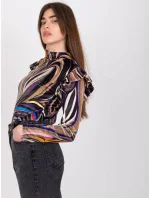 Blúzka DHJ BZ 6533C.90 čierna a béžová Blúzka DHJ BZ 6533C.90 čierna a béžová