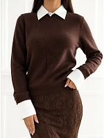 Sweter IR SW model 22550415 brązowy - FPrice Sweter IR SW model 22550415 brązowy - FPrice