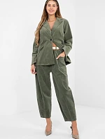 Šnúrové nohavice model 225094 Rue Paris