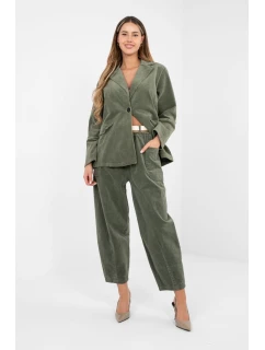 Šnúrové nohavice model 225094 Rue Paris