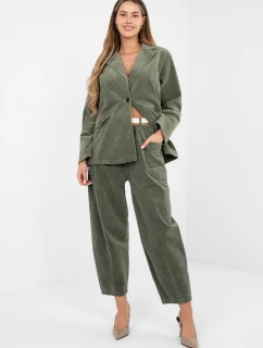 Šnúrové nohavice model 225094 Rue Paris